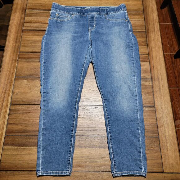 Levi Strauss Signature Pull-On Skinny Denim Jeans Totally Shaping - Size 32 X 30 - Picture 1 of 7
